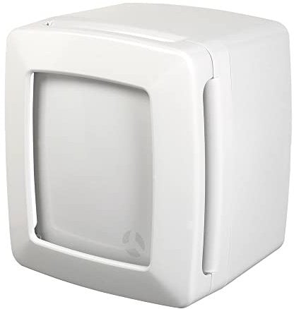 Airflow LOOVENT eco HT 100mm - Centrifugal Extractor Fan – 31L/s Flow, 3.6W Power, Quiet 29dB(A), 2-Speed, Humidity & Timer, Delay Start, Timer Overrun (2–45min), 5 Year Warranty – Bathroom, Toilet