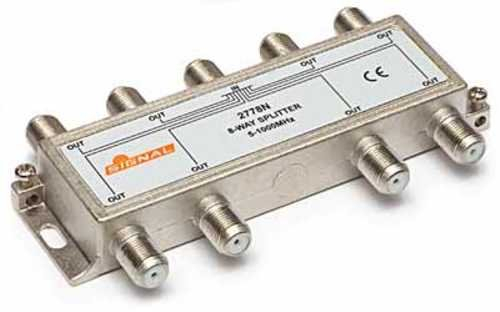Danitech Antenne Verteiler FM/TV/DVB-T 8-Fach R-8 Signal