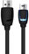 Konix Mythics Cordon de charge pour manette DualSense PS4 - Indicateur LED niveau de batterie - Connexion USB - Câble 3 m - Noir