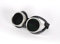 Gafas de anillo de rosca con almohadilla de goma de 50 mm de diámetro, cristales transparentes o verdes tintados DIN 4-6, gafas de soldar de Minion, gafas de protección contra el sudor, nivel de protección: DIN 5.