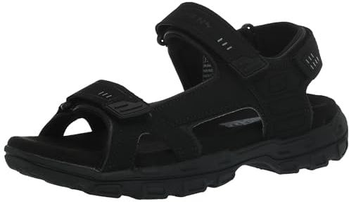 Skechers Herren Louden Fisherman, Sandale, Schwarz, 43 EU