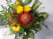 Blumenstrauß Farbtraum mit Glückwunschkarte – Frische Blumen für jeden Anlass, ideal für Geburtstagsfeiern, Jubiläen und Dankesgeschenke – Blumenversand direkt nach Hause