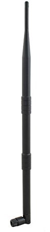 Rundstrahlantenne RP-SMA 38cm 12dBi WiFi 2,4 GHz WLAN Netzwerk Verstärkung 186