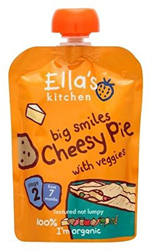 Ella'S Kitchen Big Smiles Cheesy Pie with Veggies Stage 2 from 7 Months 130G