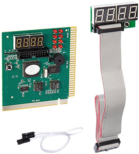 LEAGY 4 Digit PCI and ISA PC Computer Motherboard Analyzer Tester Diagnostic Debug POST Card External Display