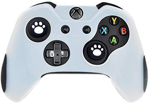 Taifond - Funda de Silicona Antideslizante para Mando de Microsoft Xbox One, Cuatro Tapas de Agarre para Pulgar