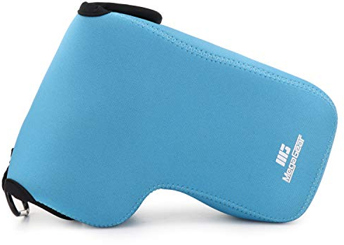 MegaGear MG1637 Ultraleichte Kameratasche aus Neopren kompatibel mit Nikon Coolpix P1000 - Blau