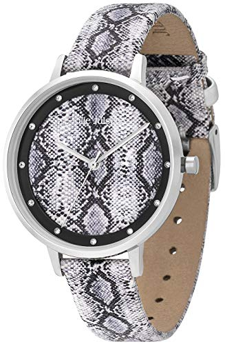 Julie Julsen JJW1203SL-P Safari Collection Python Uhr Damen-Uhr Leder-Armband
