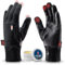 THE HEAT COMPANY – Durable Liner PRO – Touchscreen Lederhandschuhe Herren gefüttert - Premium Qualität - Thermo Handschuhe Damen Leder - windabweisende Winter Lederhandschuhe