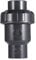 VILLCASE PVC Rückschlagventil, Schwarzs 3/4 ” Kugel Rückschlagventil Upvc Wasserleitende Kugel Gegendruckventil Rückschlagventil Rückschlagklappenventil Einwegventil Kugel Rückschlagventile