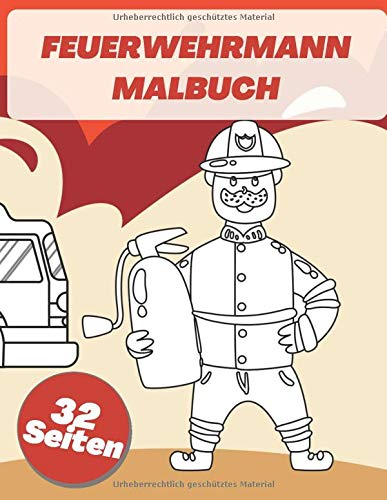 Feuerwehrmann Malbuch