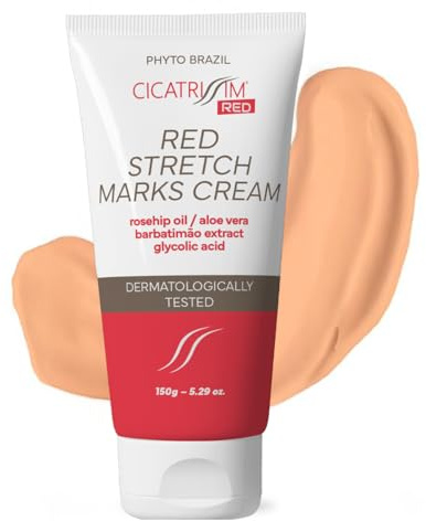 Cicatrissim Crema mirata per smagliature rosse, viola e recenti - Ammorbidisce le smagliature, uniforma il tono della pelle e supporta la pelle più soda - Tutti i tipi di pelle - 150,3 g