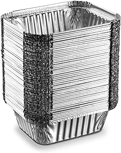 Teglia per torta usa e getta in alluminio per pagnotta (100 pezzi)