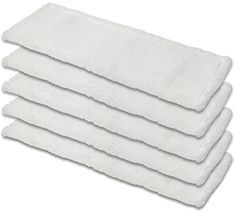 Prieser 5X Profi Wischmopp 50cm – Aus 100% robustem Mikrofaser – Fusselfreier Bodenwischer für sehr Gute Schmutzaufnahme – Langlebiger Bodenwischer Bezug