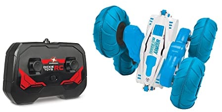 Dickie Toys - RC Auto Wild Flippy (blau) - ferngesteuertes Auto mit Rotations- und Flip-Funktion (bis 8 kmh), Spielzeug-Auto für Kinder ab 6 Jahren, 201103003