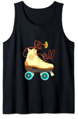 Ästhetische Sonnenblumen-Rollschuhe Schuhe Tank Top