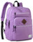VASCHY Men's Backpack, Large Capacity Lightweight Backpack for Women, 15.6 Inches, School Bag, Boys, Girls, Teenagers for School, High School, College, Travel, Work, purple, Classic Unisex