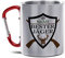 Tassendruck Karabiner Edelstahlbecher - Bester Jäger mit Name selbst gestalten - Geschenk für Jäger, Jagd, Geburtstagsgeschenk | Personalisiertes Geschenk, 300 ml