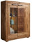 möbelando Highboard WZ-0315 aus Wildeiche in Natur geölt mit Einer Tür und 2 Einlegeböden. Abmessungen (BxHxT) 103x135x40 cm