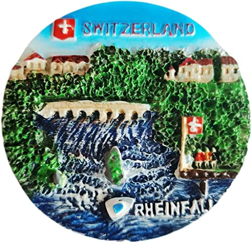 Rheinfall Schweiz Rheinfall Magnet Kühlschrank Kühlschrank Magnet Dekoration Aufkleber Souvenir Harz Handwerk Küche Whiteboard