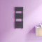 Anthracite Radiators Flat Panel Heated Towel Bathroom Radiators Central Heating Rail Radiator Warmer Wall Mounted Ladder Rad 1200x450mm