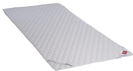 HEFEL Softbausch 95 Unterbett mit Eckgummibänder Matratzenauflage Matratzenschoner 300 g/m² 120 x 200 cm