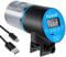 Petbank Futterautomat Aquarium, Fischfutterautomat Automatischer Fischfutterspender mit USB-Ladekabel, Fisch Futterautomaten für Aquarium Fischtank Blau
