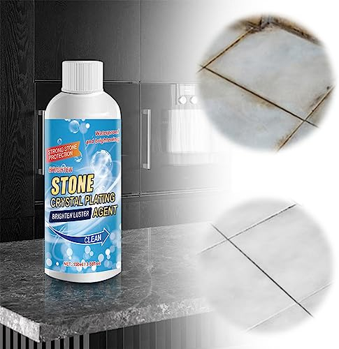 Steinflecken-Entferner Stone Stain Remover Cleaner, Stein & Platten Intensivreiniger, Effizientes Reinigungsmittel zum Entfernen von Schmutz auf Allen Steinoberflächen im Innen- oder Außenbereich