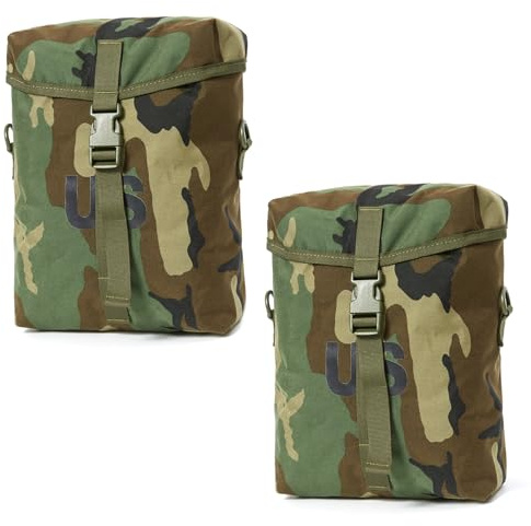 MT 2 Stück US Military MOLLE Sustainment Pouch, Army Utility Pouch Woodland
