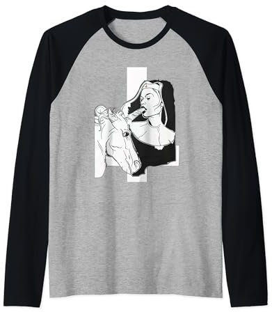 Bad Nonne und Einhorn Raglan