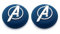 Confezione da 2 pezzi Avengers Thumb Grips per PS5 / PS4 / Xbox One X/S Joystick tappi skin PARTS4U®