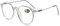 VEVESMUNDO Blaulichtfilter Lesebrillen Metall Groß Rund Nerdbrille Anti Blaulicht Brillen Damen Herren +0.5,+1.0,+1.5,+2.0,+2.5,+3.0,+3.5,+4.0 (1 Stück Grau, 1.5)