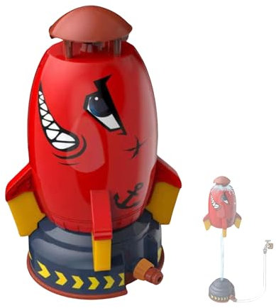 MAGIC SELECT Rocket Water Toys, Sprinkler for Kids, Summer Water Toys Sprinkler. Customizable Outdoor Kids Toddler Summer Water Toy. For Outdoors such as Garden, Lawn, Pool, Beach or Patio.