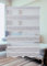 PlisseeOnline Doppelrollo Klemmfix ohne Bohren Weiß Silber mit Muster und Perlen Duo Rollo für Fenster und Türen Plissee Rollo Gardine 70 x 150 cm Blickdicht Klemmrollo mit Perlen Seitenzugrollo