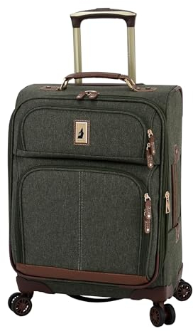 LONDON FOG Wallington Moss 50,8 cm erweiterbarer Spinner Carry, Moos, 20, Wallington Moss 50,8 cm erweiterbarer Spinner Handgepäck