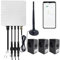OWON 1 or 3 Phase Tuya Wi-Fi Bi-Directional Energy Monitor,Smart Home Power Monitor with 3 * 300A Clamp, Track Electricity in Real Time, Solar/Net Metering