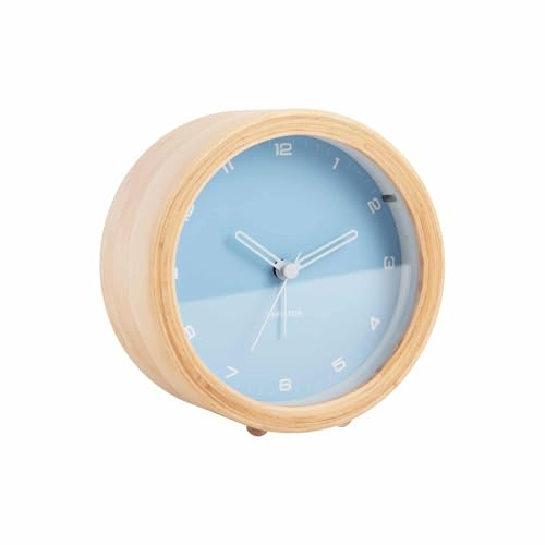 Karlsson Alarm Clock Gentle w. Light Soft Blue
