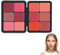 12 Color Blush Cream - Concealer Palette, Matte Blush Contour and Highlight Blush Palette, Waterproof and Long Lasting Blush Cream Makeup Palette (12-B)
