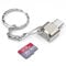 AIYEEN Type C TF Card/Memory Card Reader Adapter with Keychain, USB 3.0 Type-C to Micro SD SDHC SDXC OTG Reader, Compatible with iPhone 15 Pro Max Mac Windows Linux PC Samsung Galaxy (Light Gold)