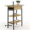 IDMarket - Table d'appoint - Chevet avec multiprise Detroit Design Industriel