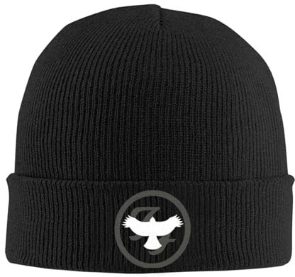 Unisex Sport Hut Falke Fliege Heavy Metal gewebte Mützen Mützen Herbst Winter Hut Acryl Musik Band Rock häkeln Melone Kappe Geschenk