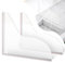 BFDEWO 2 Pack Large Shower Splash Guard for Walk-in, Upgraded 9.25x9.25 Inch Bathtub Corner Protector, Waterproof Water Blocker Accessories to Contain Shower Spray