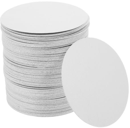 Ciieeo 100pcs Aluminum Foil Cap Liners for Bottle Jar Lid Induction Sealing Liners Sealing Gasket for Water Bottle Seal