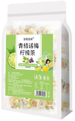 Tè Alla Frutta Al Limone, 200 G (10 G X 20 Bustine) - Tè Freddo Estivo Alla Frutta, Frutta Mista, Sapore Migliorato, Confezionato Singolarmente For La Massima Freschezza(3PCS)