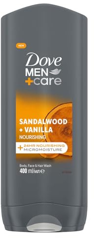 Dove Men+ Care Duschgel Sandalwood & Vanilla 400 ml