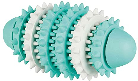 Trixie 33132 Denta Fun Rugbyball, Mintfresh, Naturgummi, 15 cm