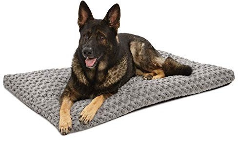 MidWest Homes for Pets Modell 40648-SGB Haustierbett, Ombré-Wirbel, kuschelig, 122 cm lang, für Mini-Hunderassen/Katzen; grau