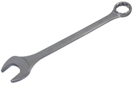Neilsen CT2781-55mm Jumbo Combination Spanner | Satin Finish | Open and Ring End Spanner | 55mm Hand Tool
