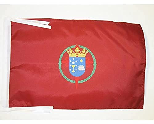 AZ FLAG - Drapeau Saint-Jacques-de-Compostelle - 45x30 cm - Pavillon Santiago De Compostela 100% Polyester Avec Deux Cordelettes - 20g