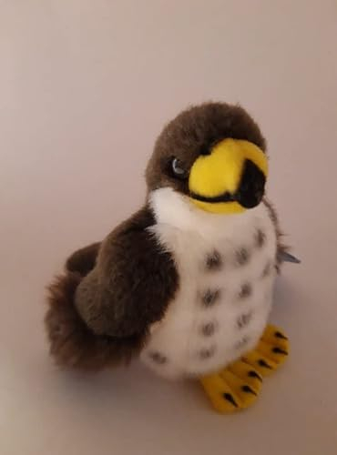 Stofftier Habicht 10 cm, Kuscheltier Plüschtier Vogel Greifvogel